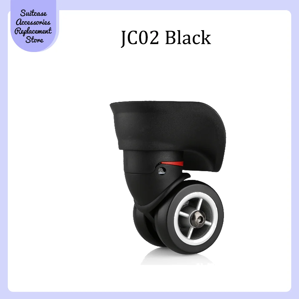 For American Tourister JC02 Universal Wheel Replacement Suitcase Smooth Silent Shock Absorbing Durable Wheel Accessories Wheels