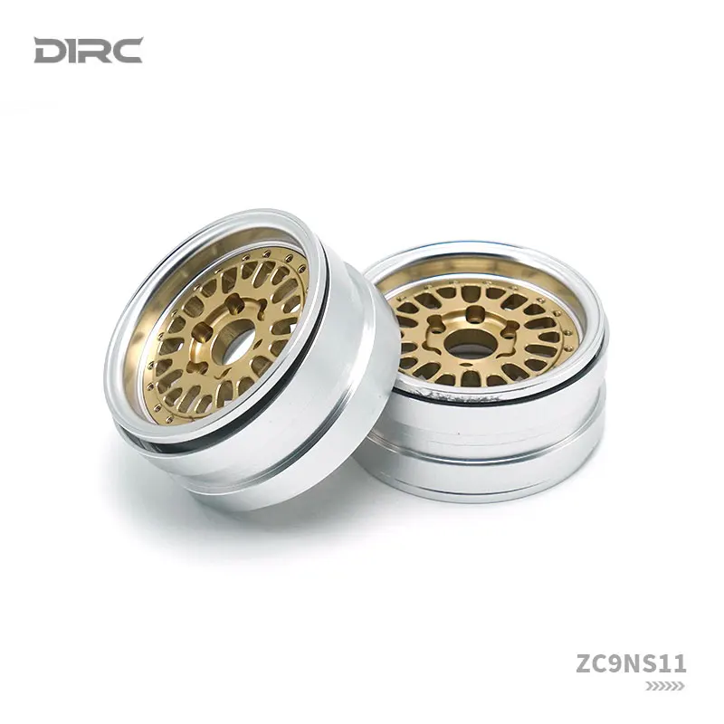 4PCS D1RC 1.9-Inch 60g Metal Rims for 1/10 Scale Realistic Crawling Car Wheel Hubs Suitable for TRX4 Scx10