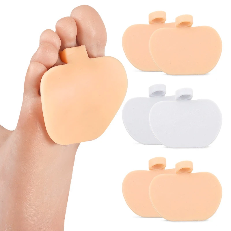 2pieces=1pair Gel Silicone Feet Care Metatarsal Shoes Sore Forefoot Pad Patch Cushion Orthotic High Heel Insoles Pain Relief