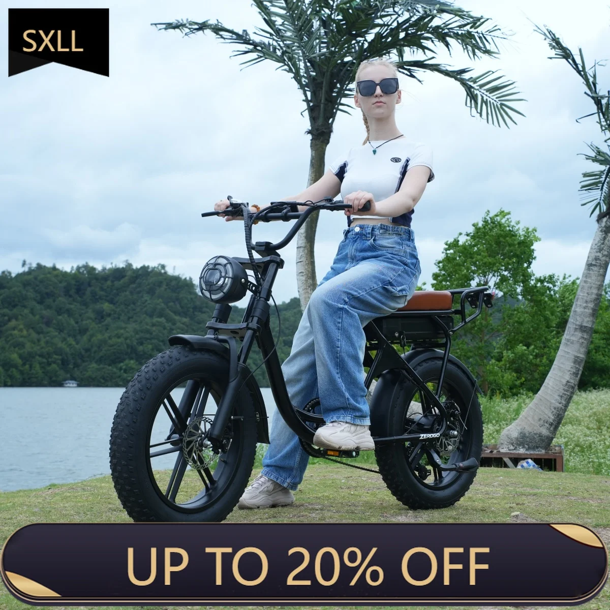

SXLL 2025 Advanced Electric City Bike V3 Fat Tire Electric Bike 48v 15ah Electric Bike Electronic Brake Bici Elettrica 500w