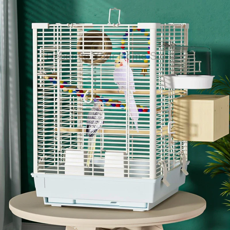 Hamster Carrier Villa Bird Cage Toys Accessories Budgie Courtyard Bird Cage Aviary Habitat Jaula Decorativa Pet Products RR50BC