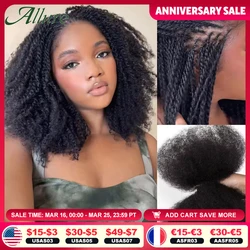 Brazilian Brown Color Hair Afro Kinky Curly Bulk Human Hair Braids 1 Pcs Natural Black Colored Remy Hair Wave 50g/per Allure