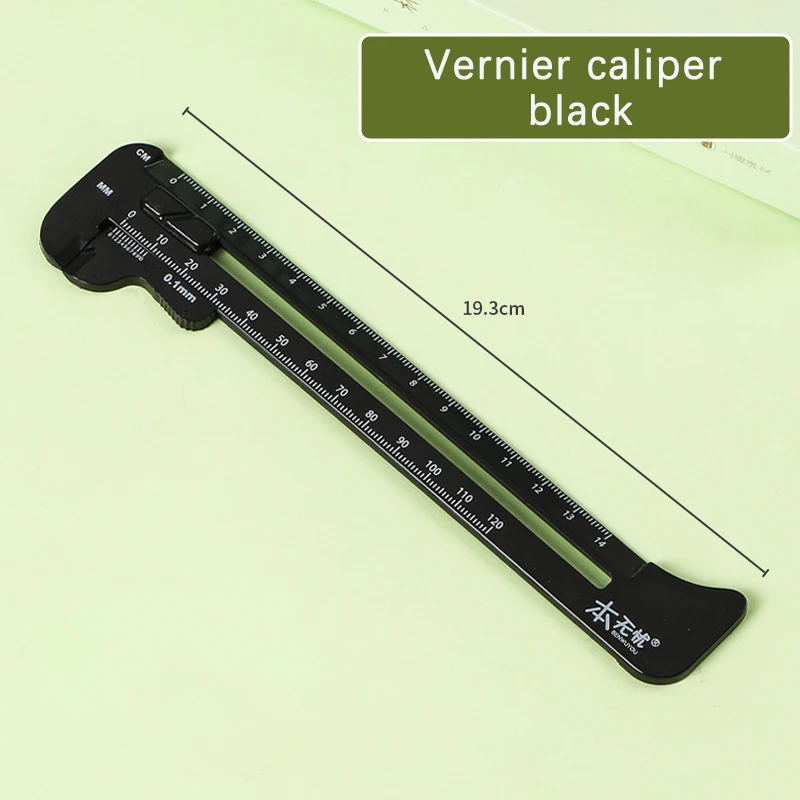 Plastic multifunctional vernier caliper, high-precision industrial grade student mini tool, measuring ruler