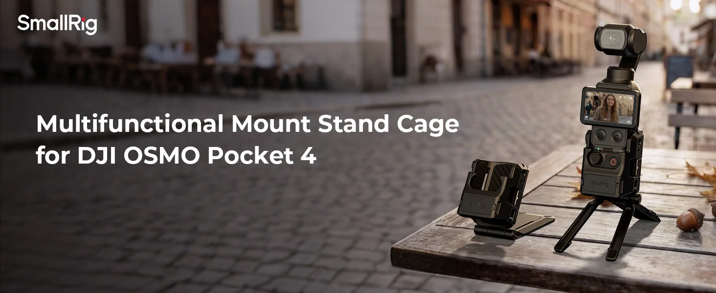SmallRig Magnetischer Halterungsständer für DJI Osmo Pocket 4, 270 ° Verstellbarer Magnet-Erweiterungsadapter für Arca-Swiss Desktop-Halterung 6003 – Detail 1