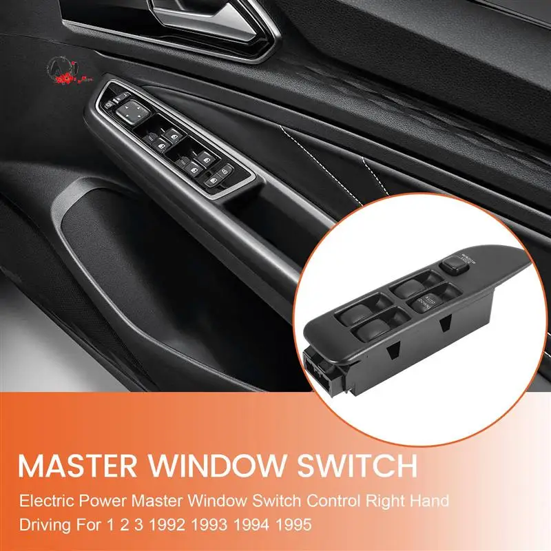 

A10E-Electric Power Master Window Switch Control Right Hand Driving For Mitsubishi Lancer Evolution Evo 1 2 3 1992 1993 1994 199