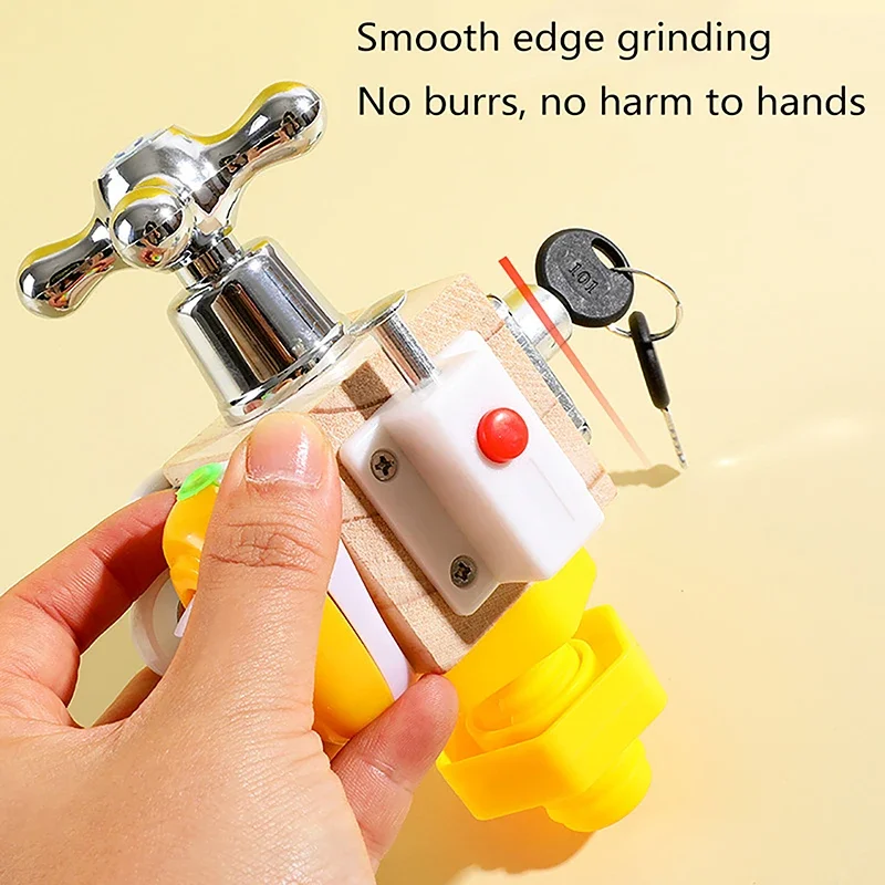 لعبة تدريب مونتيسوري الخشبية المزدحمة للأطفال للتعلم المبكر