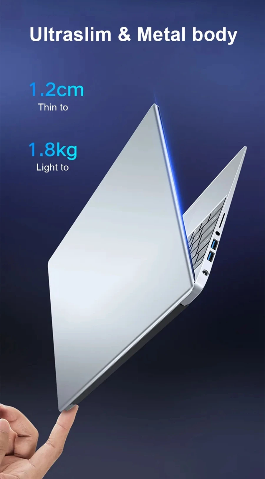 Notebook portátil da caixa do metal para jogos comerciais, 15.6 ", núcleo do computador i7 6700HQ, banda dupla, 2.4G, 5G, WiFi, uso dos estudantes