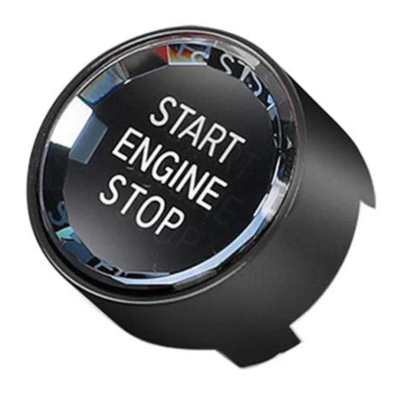 ENGINE START STOP Switch Button Sticker for BMW 1 2 3 4 5 6 7 Series F20 F21 F22 F23 F30 F34 F10 F18 F12 F07 F01 Black