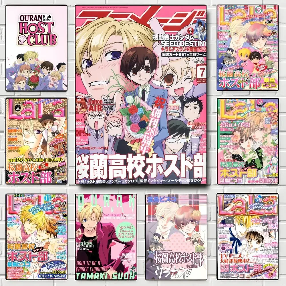 TV Series Ouran High School Host Club Poster  Poster Print Wall Art Pictures Canvas Painting Living Room Bedroom Home Decor