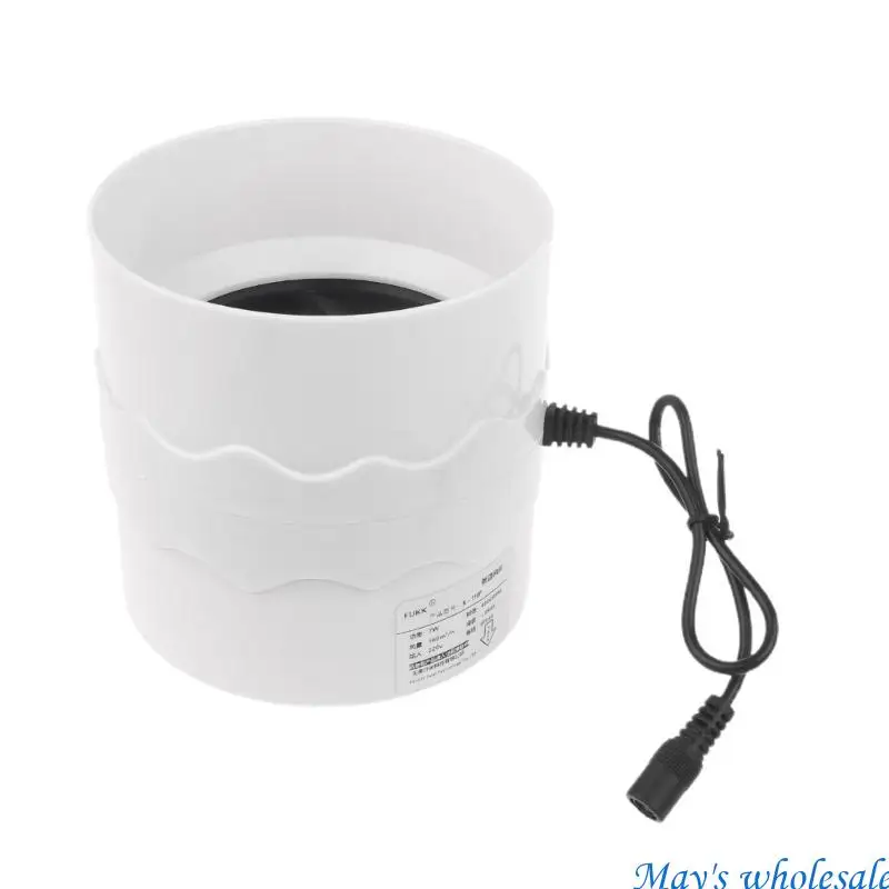 4 بوصة مضمنة القناة مروحة تهوية الهواء الأنابيب البلاستيكية التهوية مروحة العادم البسيطة 448A #3