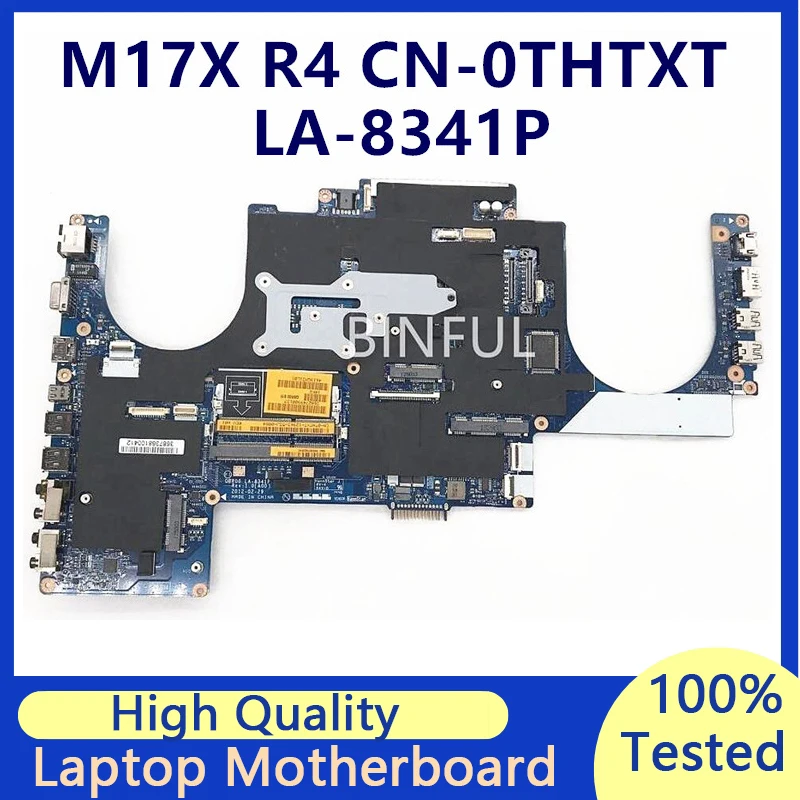 

CN-0THTXT 0THTXT THTXT Mainboard For DELL Alienware M17X R4 Laptop Motherboard QBR00 LA-8341P SLJBC HM77 100% Fully Tested Good