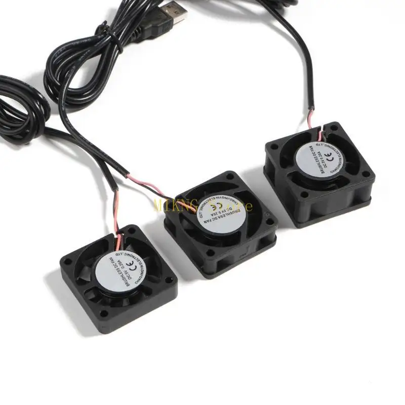 USB-фанаты ЦП Охлаждающий радиатор 5 В 2PIN USB-поклонники для компьютерного радиатора с сервером для лучшей продажи
