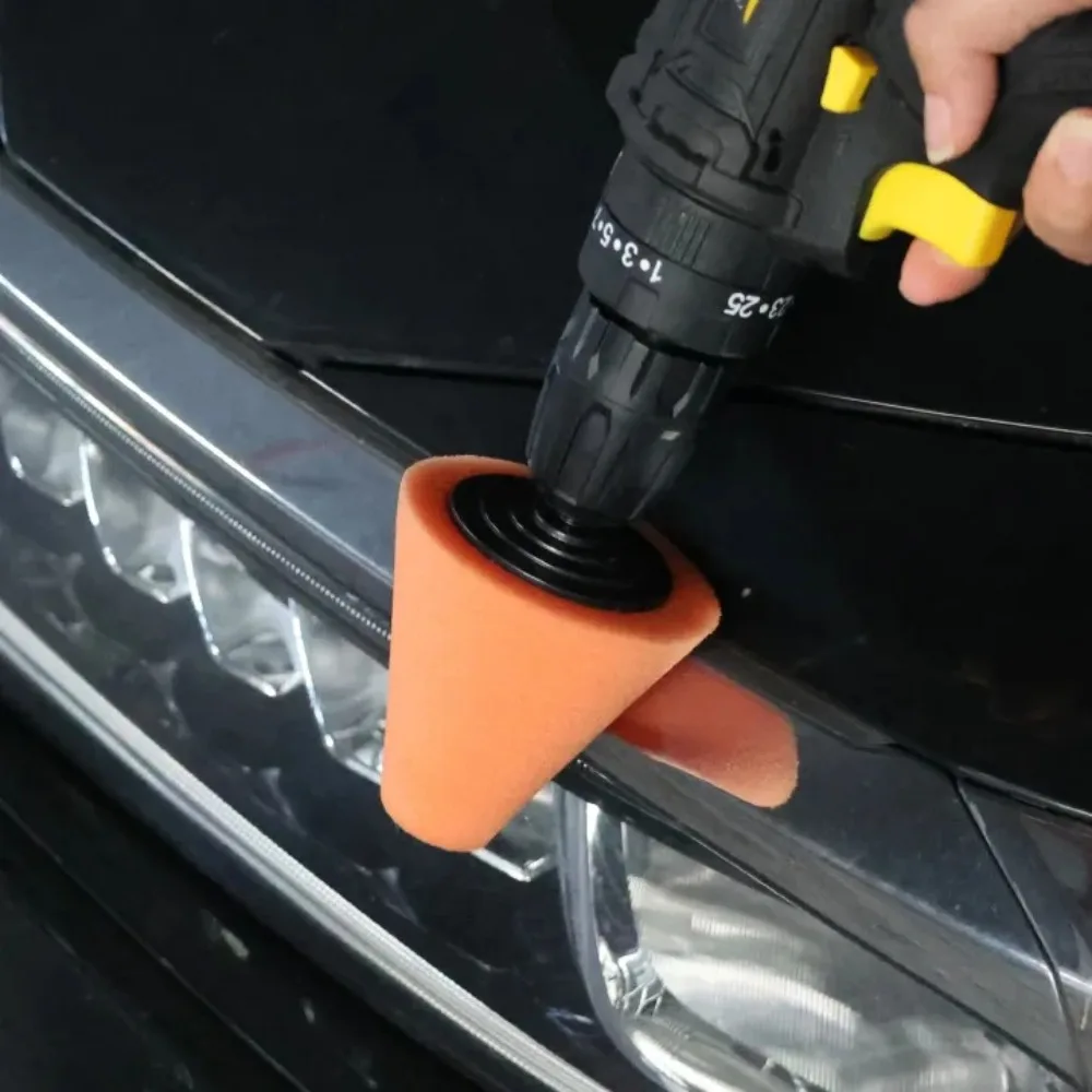 Car Hub Polishing Sponge Grinding Head Kit Automotive Wheel Hub Beauty Waxing Sponge Polishing mold Cleaning Accessories