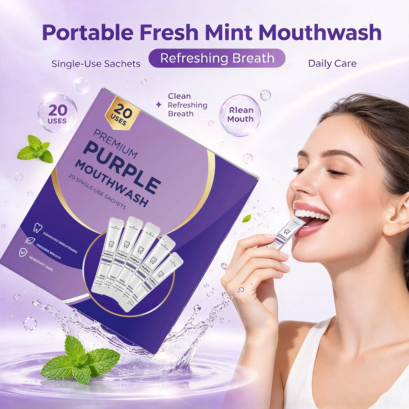 Nane Aromalı Ağız Gargarası, A - Teeth Whitening Mouthwash incelemesi ve fiyatı