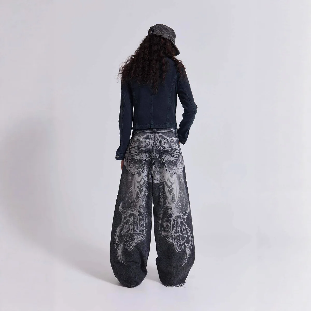 Washed Denim Jeans Straight Leg Men's Women's Streetwear Y2K Trendy Brand Low Waist Cotton Trousers Summer 2025