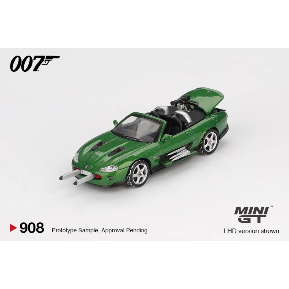 

MINIGT 1:64 Jaguar XKR Die Another Day, английская версия, модель автомобиля из литого сплава