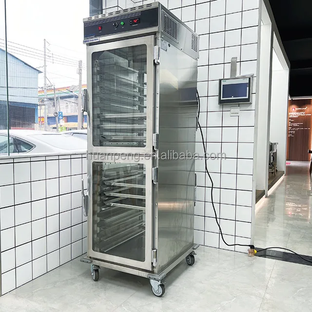 Cabinet with Smart Digital Temperature Control 110V Commercial Electric Stainless Steel 200L Four-Door Banquet Food Warmer