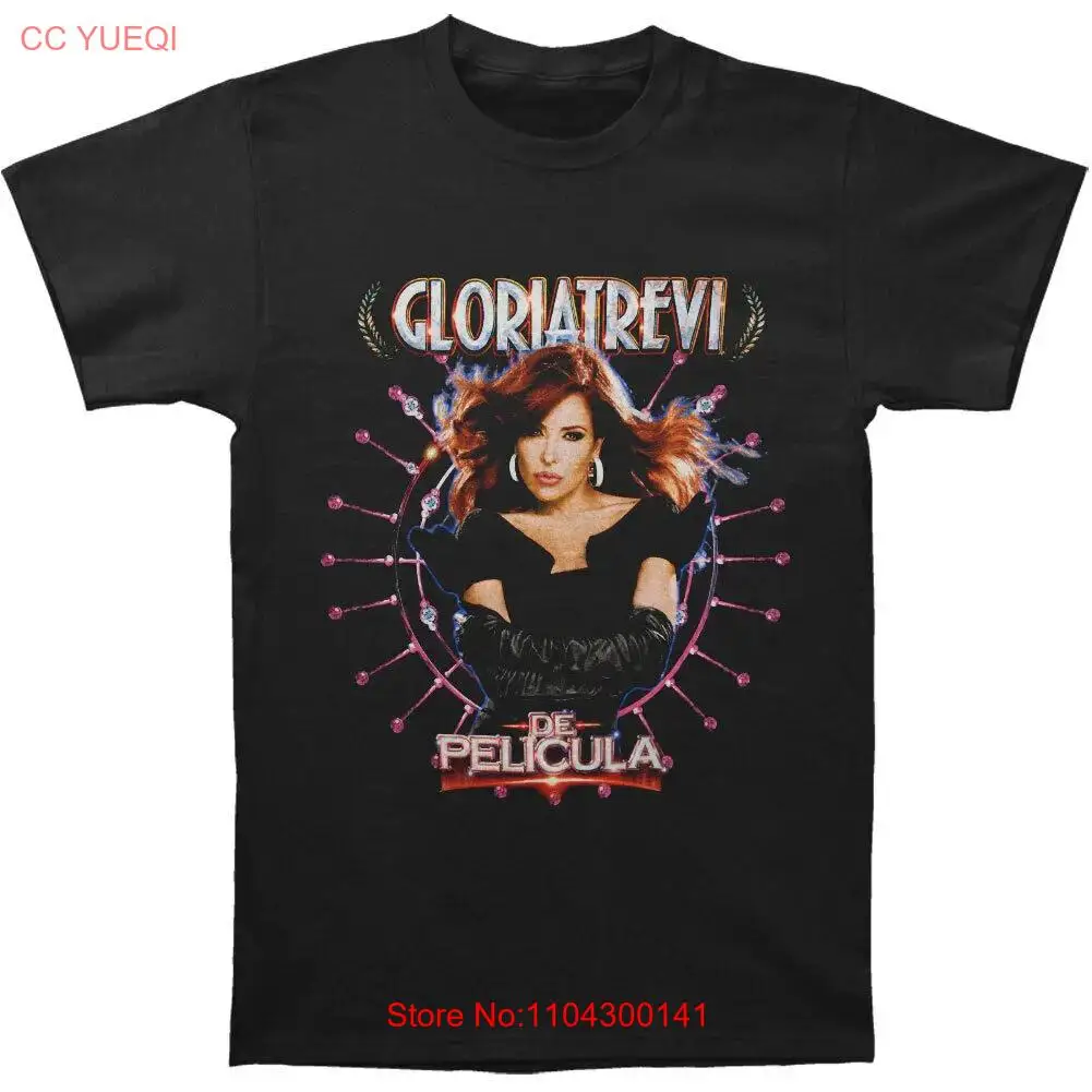 Men's Gloria Trevi Photo De Pelicula Songs 2014 Dated T-shirt Large Black