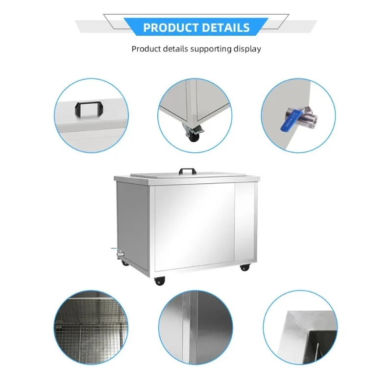 360L Electric Industrial Machinery Deep Cleaning Machine Automotive Parts Cleaner High-Efficiency Car Care Equipment