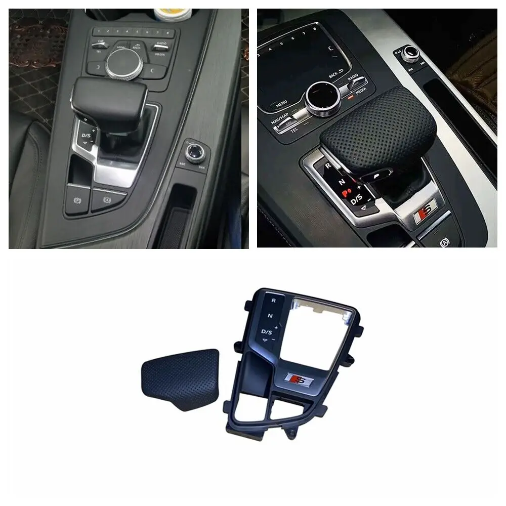 

WXZOS 8W1713111B Крышка ручки переключения передач с коробкой панели 4M17139F для Audi 17-21 A4/S4 B9