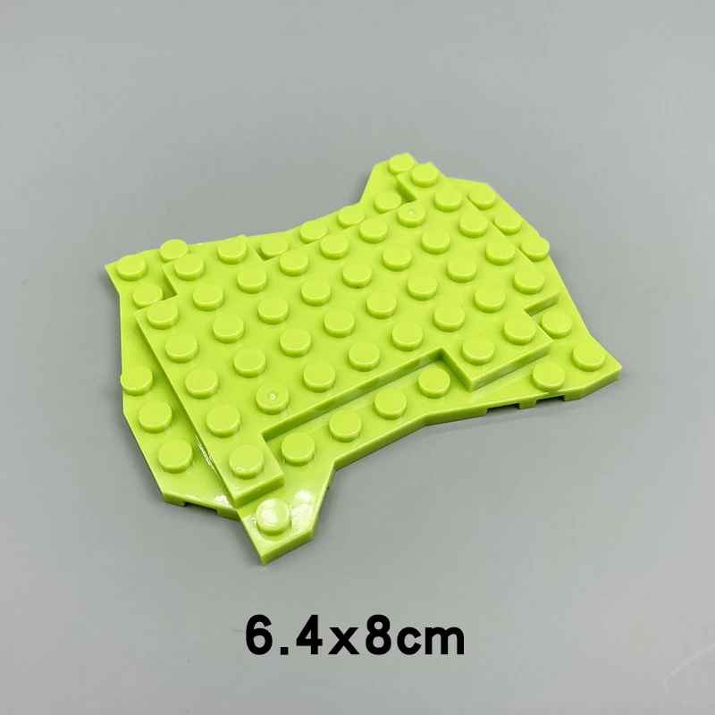 MOC 8x10 Irregular Special Baseplate Compatible with Plant Trees Forest Garden Figures Parts DIY Building Block Brick Assemble