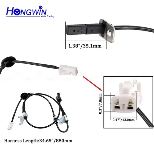 Imagen 2 del producto Sensor de velocidad de rueda delantera trasera izquierda derecha ABS 56310-65J00 56320-65J00 56220-65J00 56210-65J00 para Suzuki Grand Vitara 2006-2013