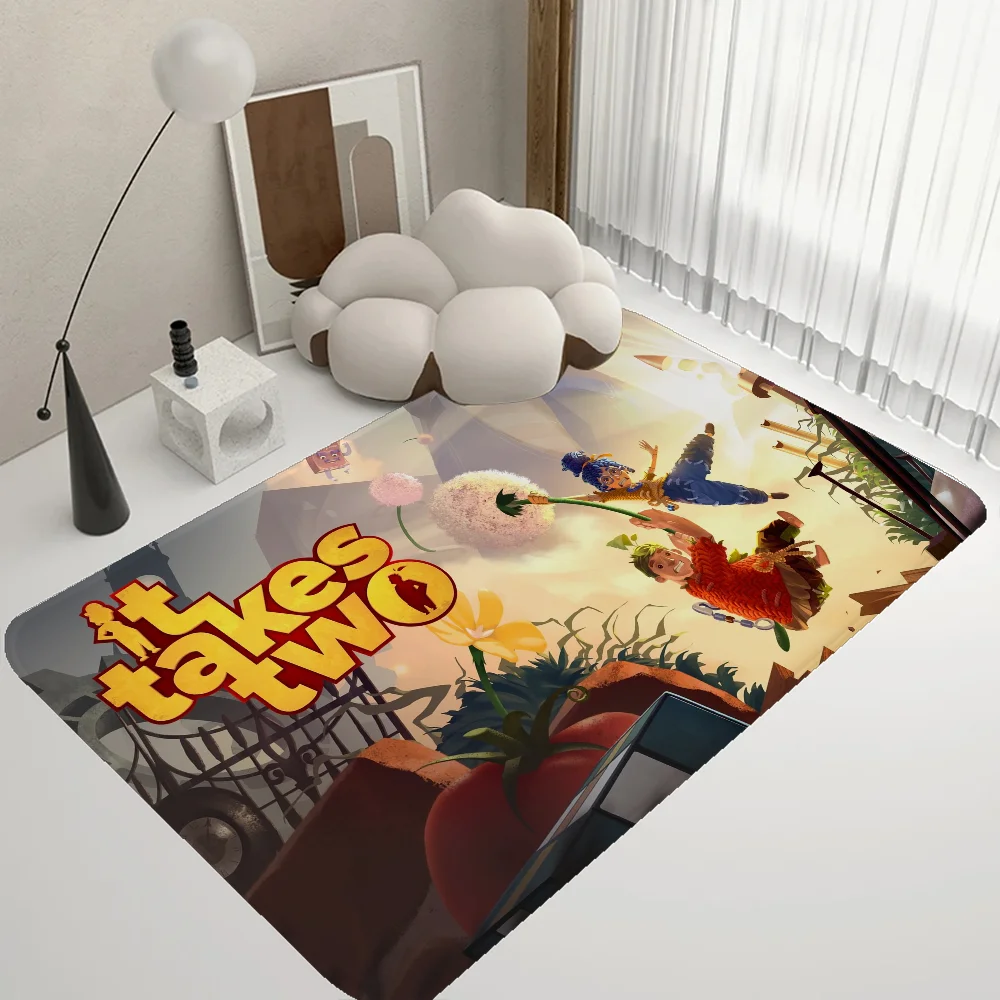 It Takes Two Floor Mat Non-Slip Laundry Room Mat Laundry Decor Balcony Child Living Room Bedside Mats