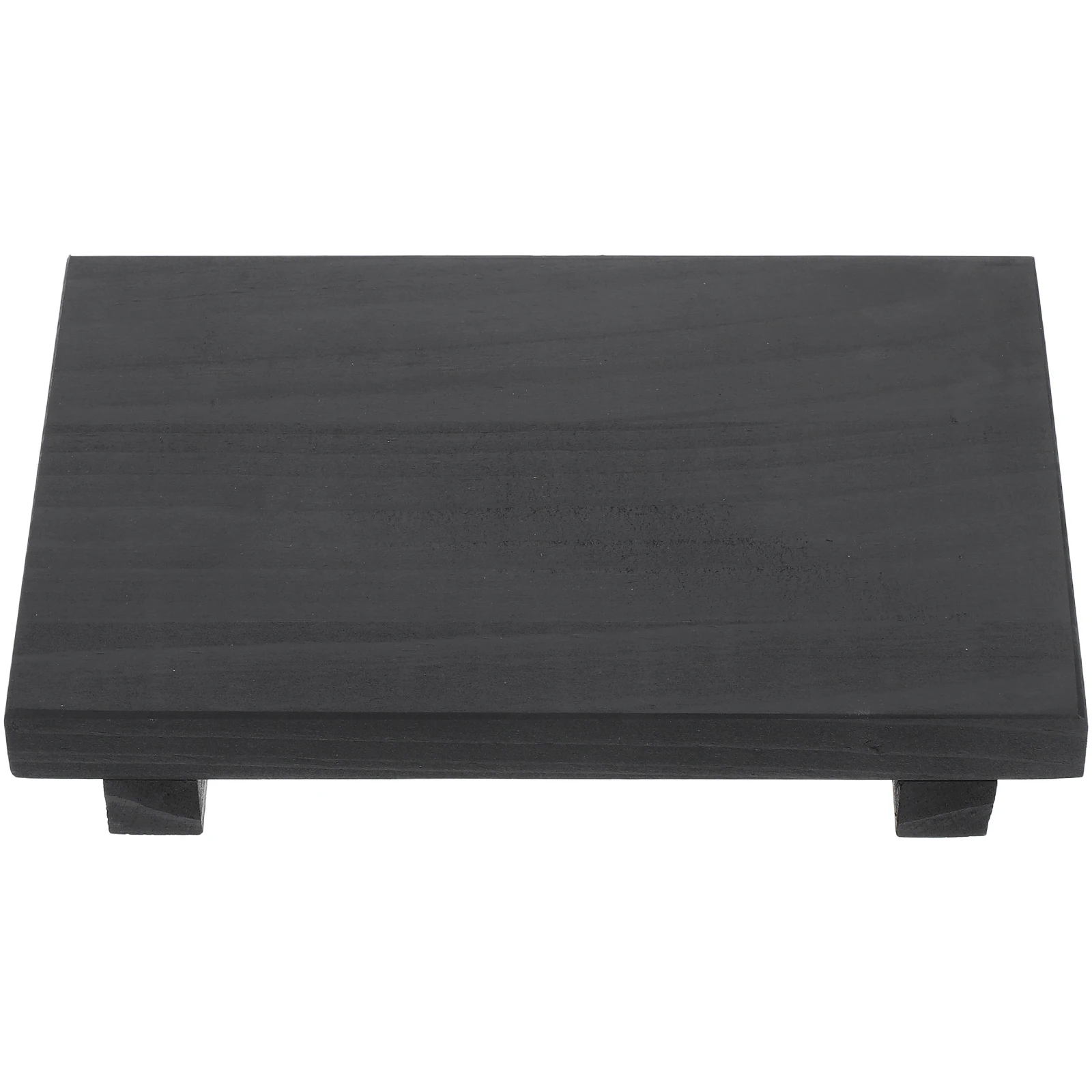 

Wooden Storage Board Display Tray for Bathroom Kitchen Vanity Solid Decor Pedestal St Footed Tray Wooden Trays