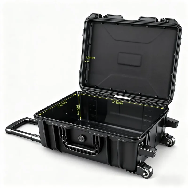 Three-proof toolbox, large-capacity mobile trolley toolbox