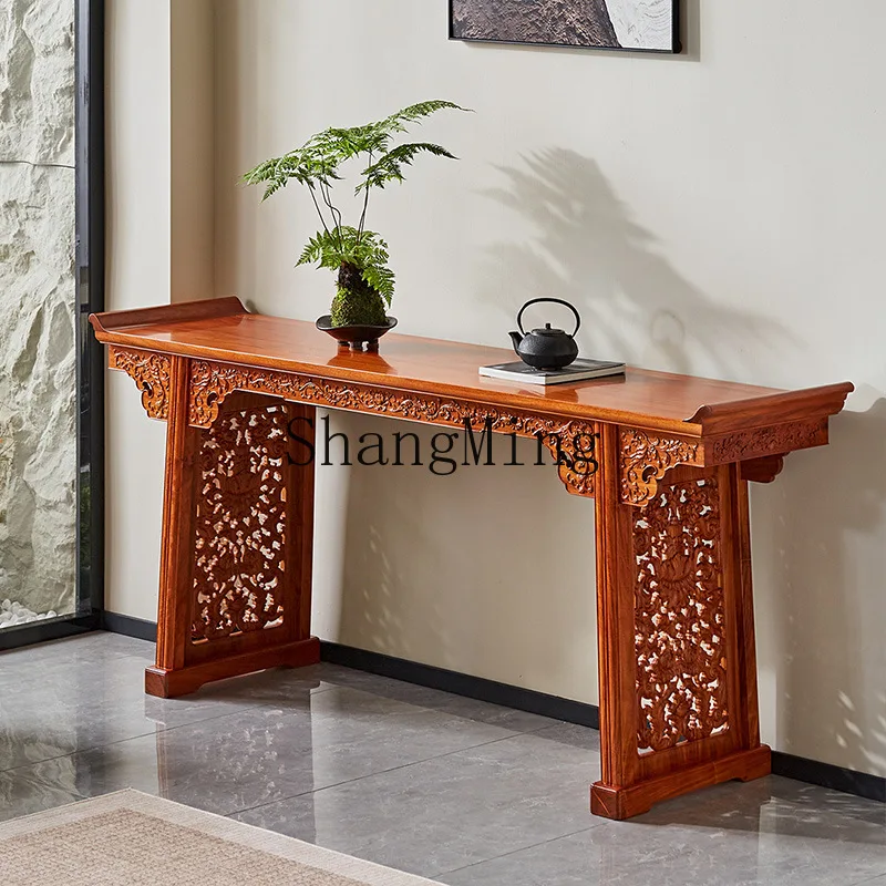 

CL mahogany furniture large fruit rosewood 2.56 meters large table living room middle hall tilted head table flat head case