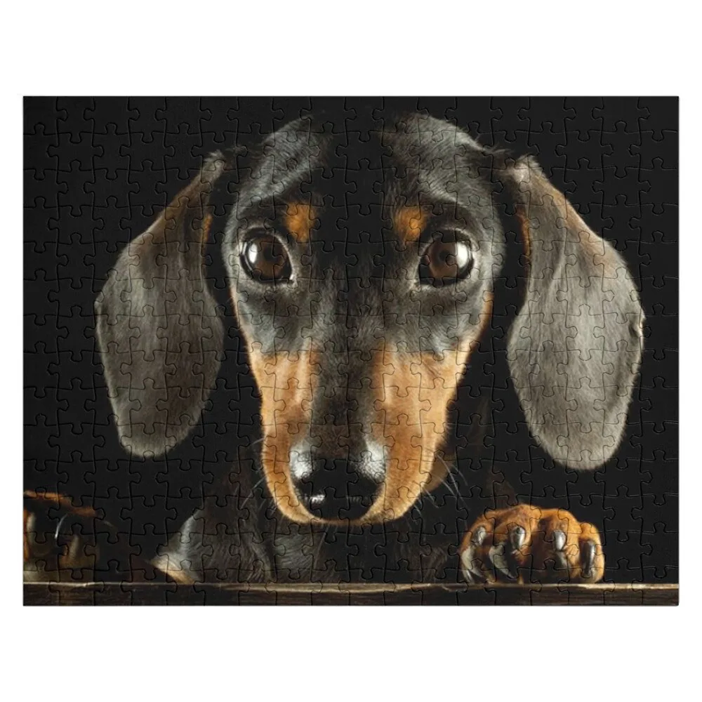 

Dachshund Dog photo portrait Jigsaw Puzzle Custom Puzzle Photo Christmas Toys Puzzle Custom Novel Toys For Children 2022