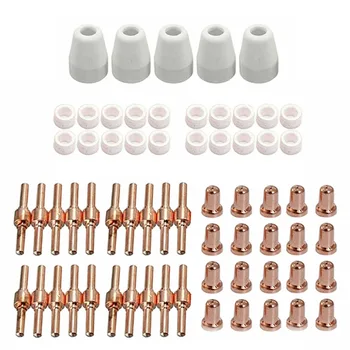 Efficient Air Cooling System Air Cooling for torch Wenzhou 40A Tip 0.85*0.5*0.56cm PT31 Nozzle Set Guide Rings for plasma