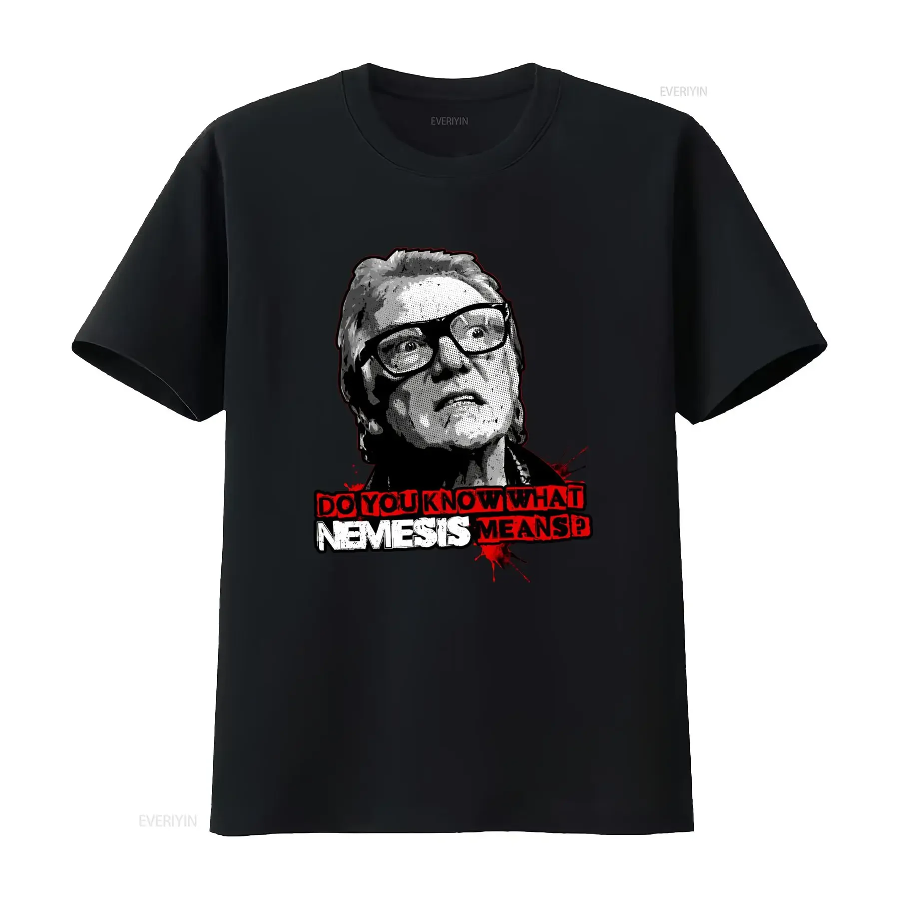 Men'S Brick Top Nemesis Snatch Movie Quote T Shirt Do You Know What Means with Iconic Film Face Print Red Casual Round vintage
