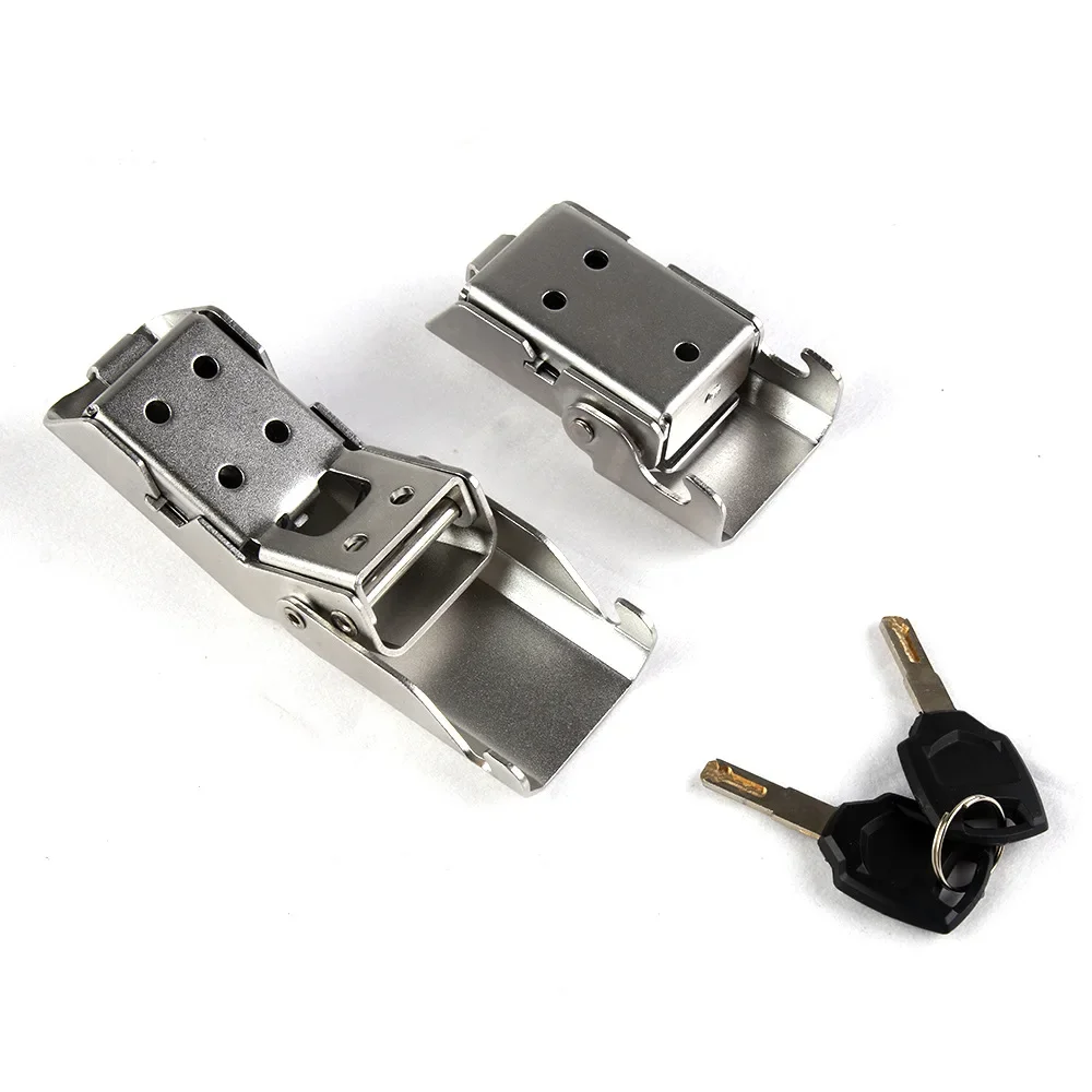 Motorcycle Modified Aluminum Alloy Tail Box Accessories Upper and Lower Locks Lock Core Tail Box Supporting Locks