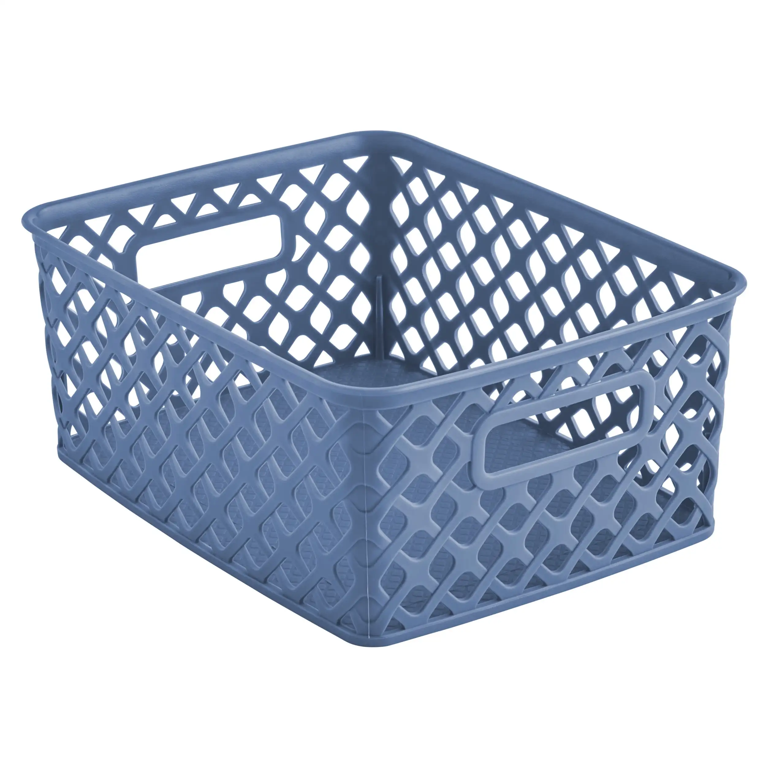 (6 Pack) Small Blue Decorative Storage Basket