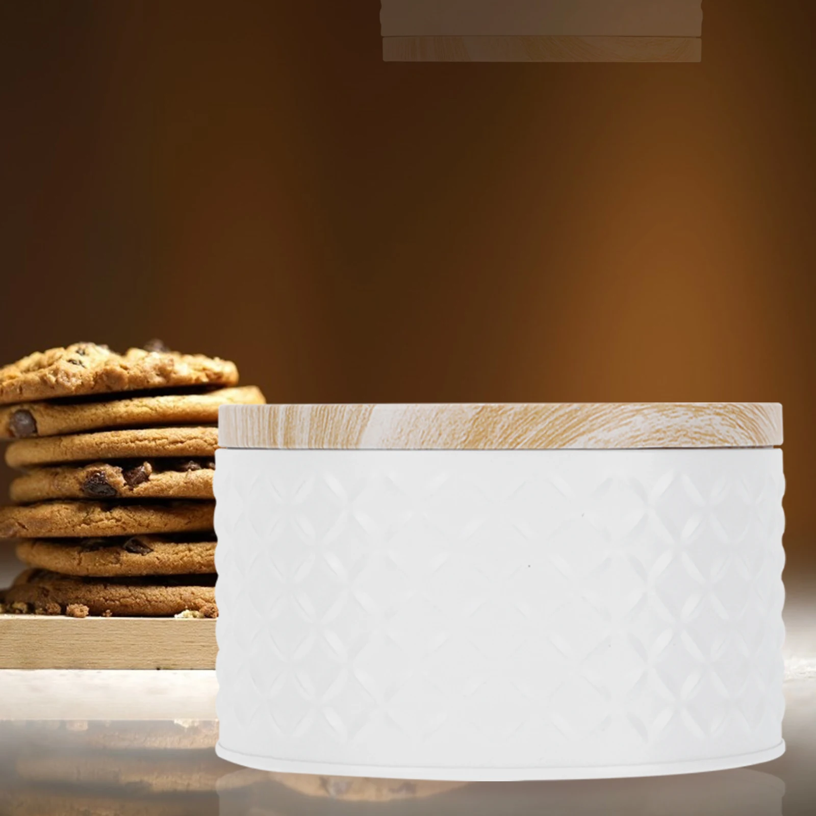 

Cake Tin Box for Snack Candy Storage Food Containers Versatile Child Cupcake Portable Perfect Gift Christmas Birthday