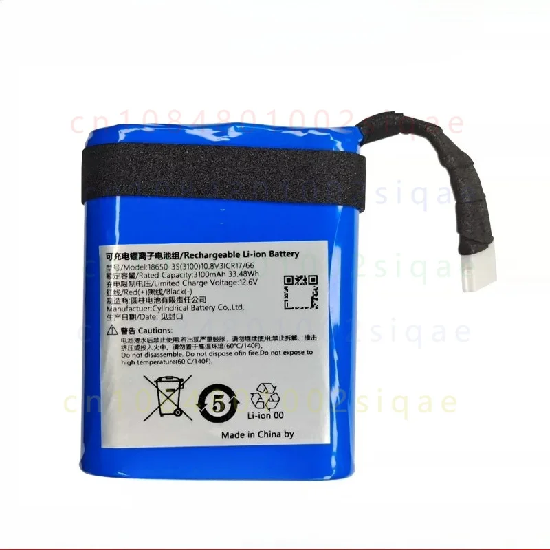 1PCS FOR COHN 18650-3S 10.8V 3100mAh 33.48Wh Rechargeable Lithium Ion Battery Pack