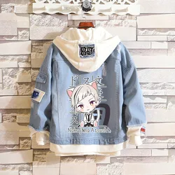 2023 Men Anime Jacket Bungo Stray Dogs Denim Jackets Nakajima Atsushi Coat Dazai Osamu Edogawa Ranpo Spring Autumn Hoodie