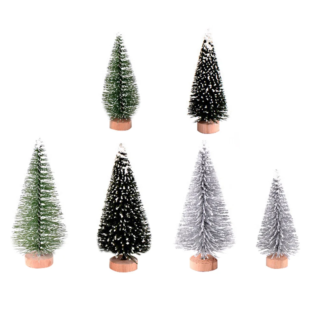 Mini Christmas Tree Ornaments Decor Micro-landschaft Adornment Large Party Supplies