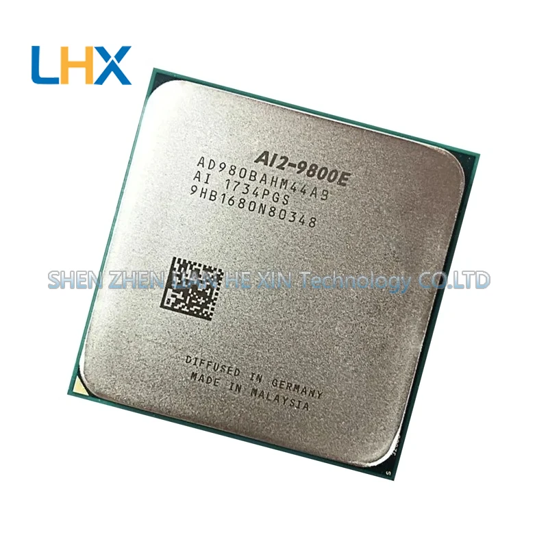 A12 9800E 3.1GHz Quad Core AD9800AHM44AB Socket AM4 CPU Processor