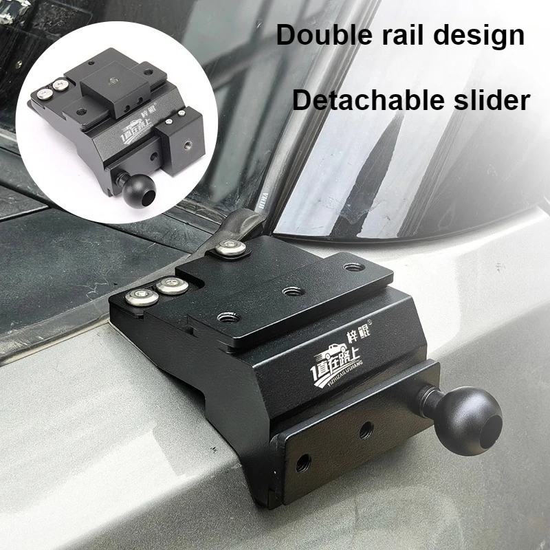 For Jetour T2 A-Pillar Dual Lamp Quick-Release Bracket Hood Auxiliary LED Spotlight Bracket Modification Accessory