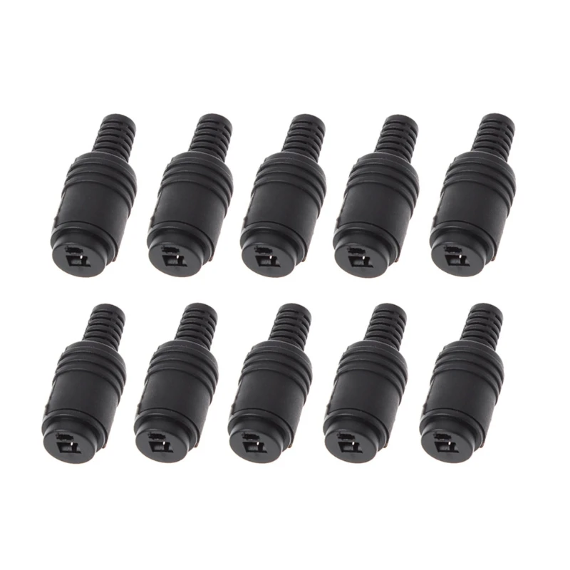 10 Pcs 2 Pin DIN Speaker Plug 2-Pin Plug Hifi Loudspeaker Cable Solder Connector