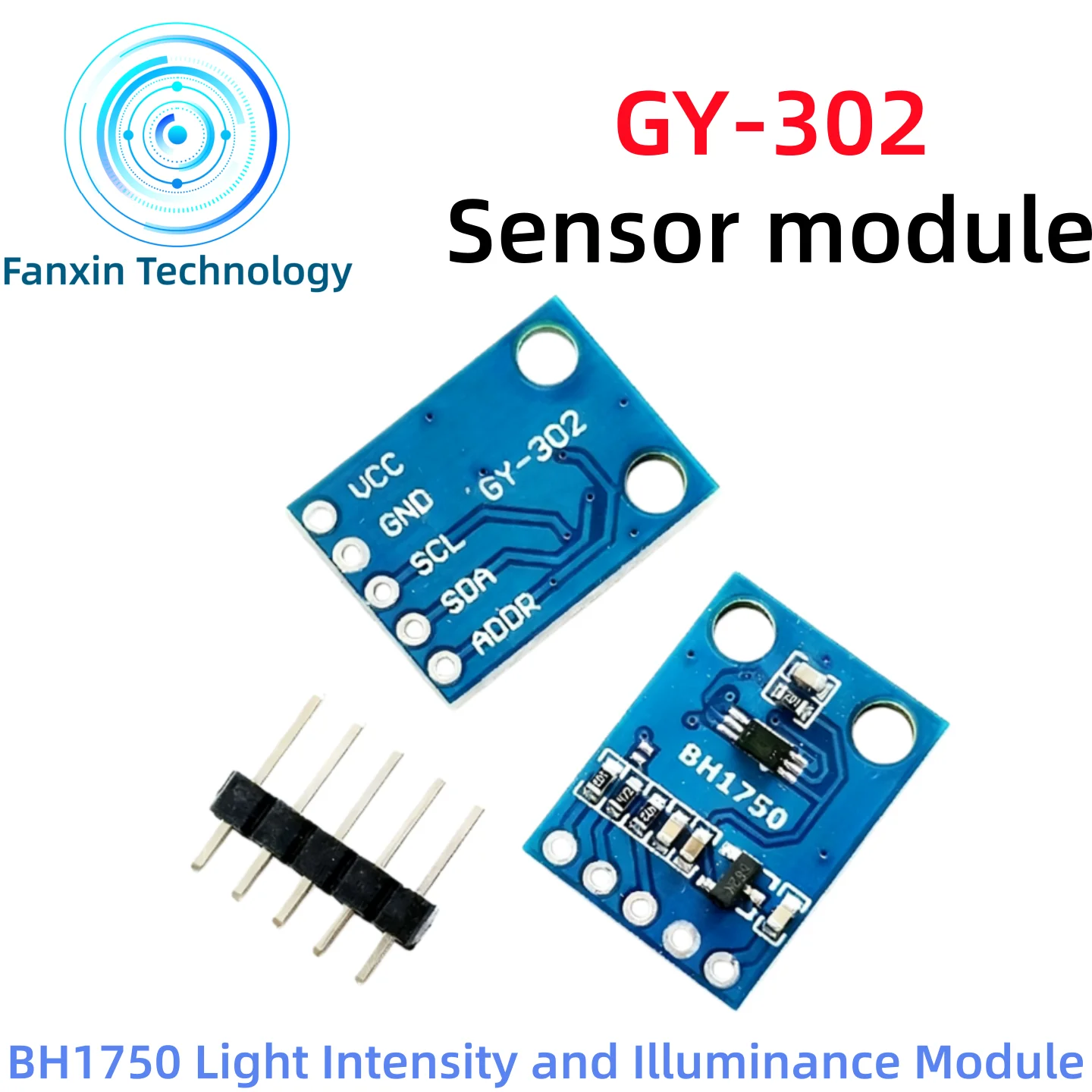 6-1PCS,GY-302 BH1750 BH1750FVI Light Intensity Illumination Module Digital Optical Intensity Illumination Sensor for Arduino