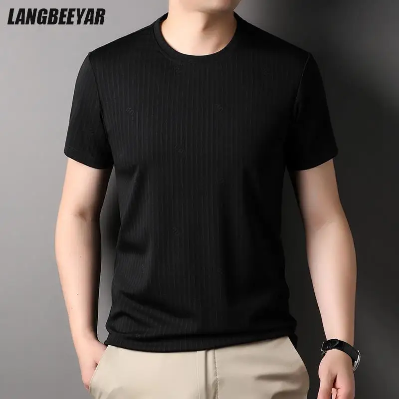 

Top Quality New Summer Brand Tops Designer Plain Korean Fashion Tshirt For Men Trendy Short Sleeve Casual Clothes Men