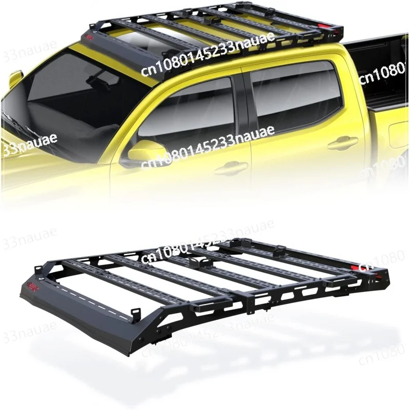 Heavy Duty Top Roof Rack Accessories Compatible with 2005-2023 Tacoma Double Cab 4 Doors Pickup/No Drilling