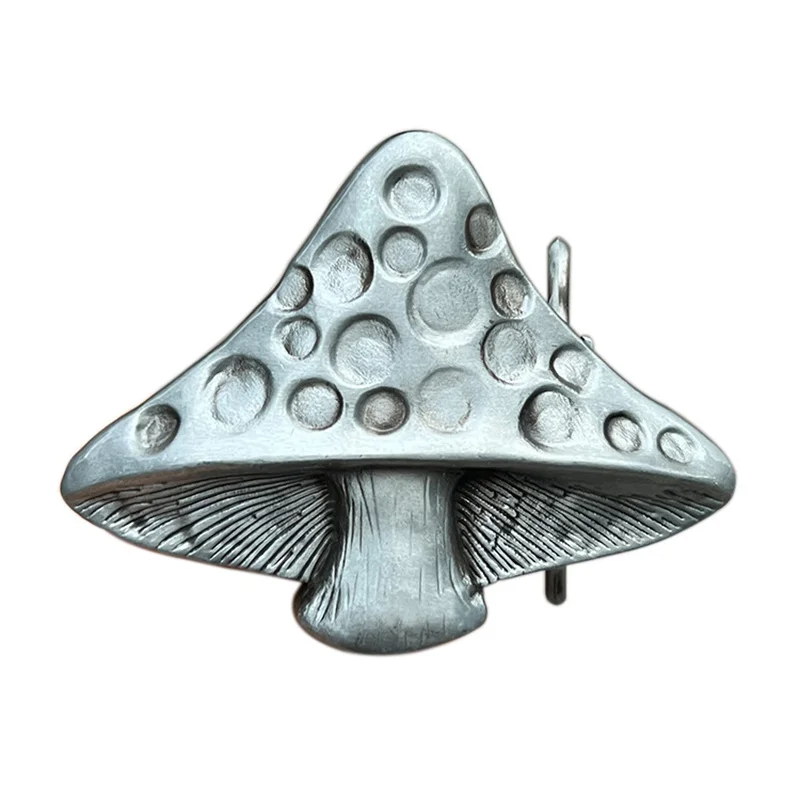 

Mushroom belt buckle Western style European and American