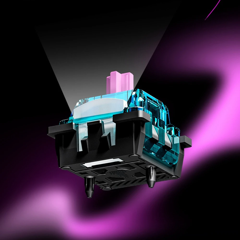 Titan Nation Hall Effect Magnetic Switch Linear RT 0.001mm 35gf Hot Swap Factory Lubed HIFI DIY Gaming Magnetic Keyboard Switch