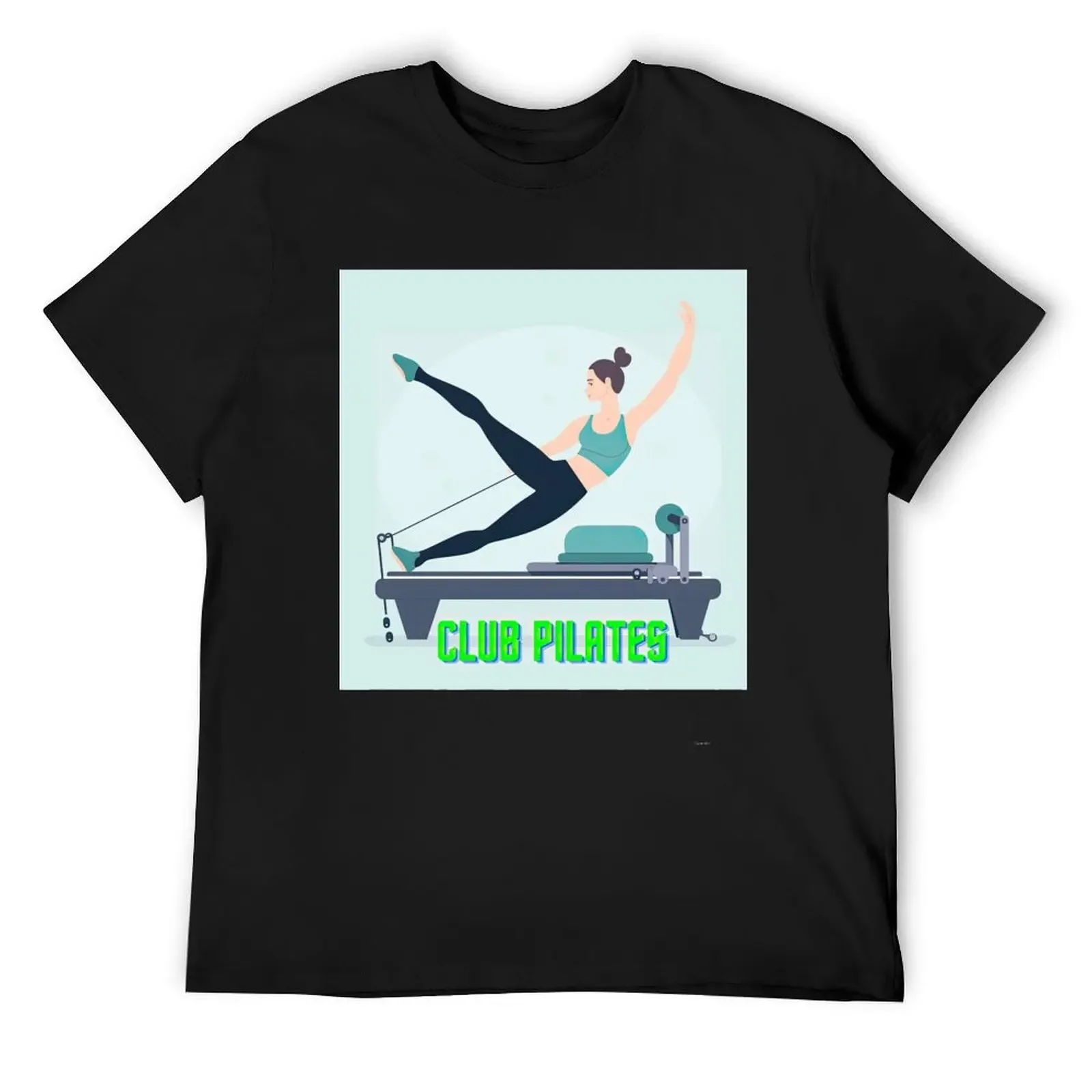 

Club Pilates(5) T-Shirt man clothes plus sizes kawaii clothes mens workout shirts