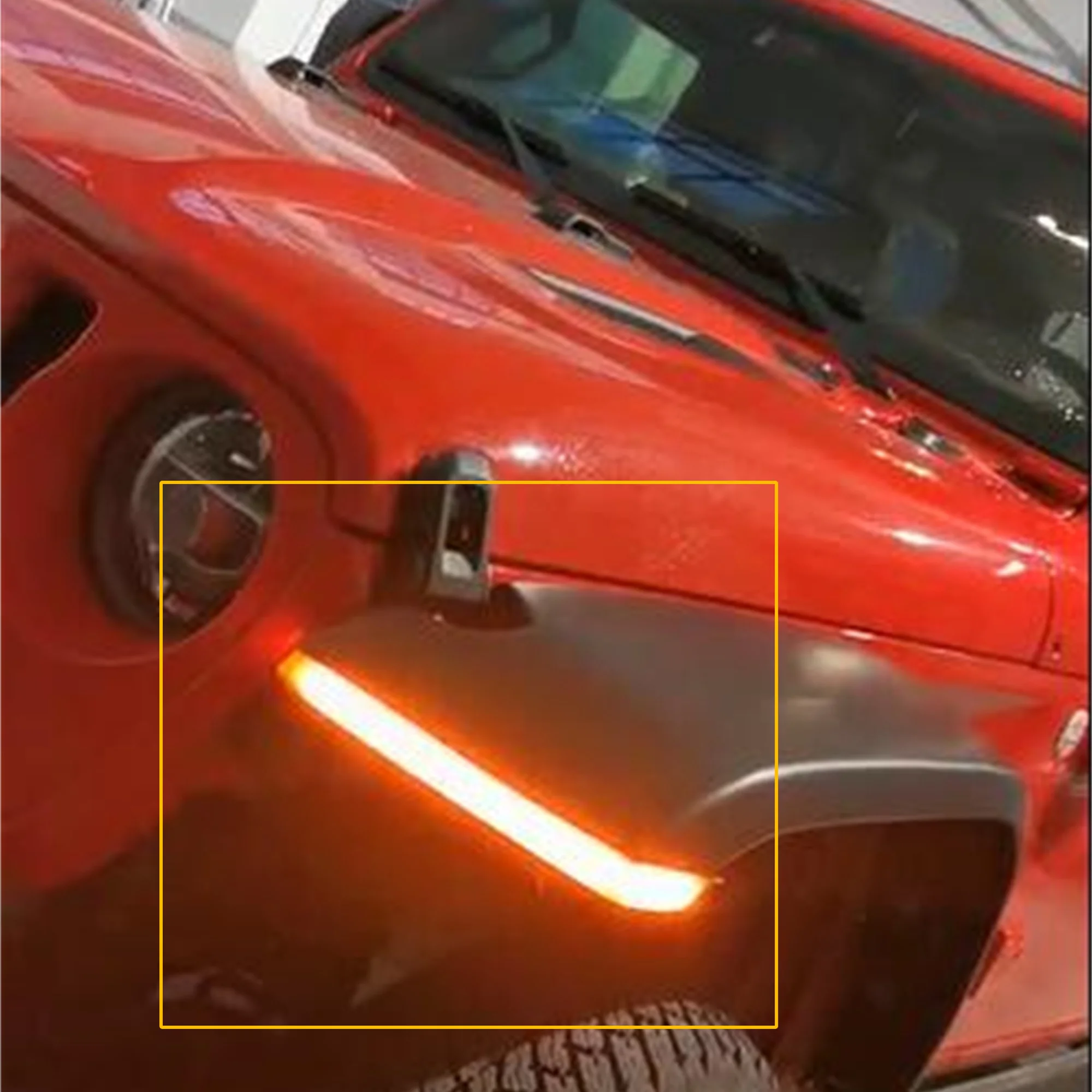 SXMA JL1164-2 LED Fender Lights 2 PCS LED Lights For Fender FLares Turning Light For Jeep Wrangler JL 18+