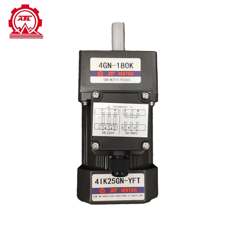 4IK25GN-YFT Micro 25W Three-Phase 380V Gear Motor 4GN-180K with Terminal Box